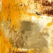 Desert Sun, Mischtechnik auf Fotokarton, 17 x 5 cm