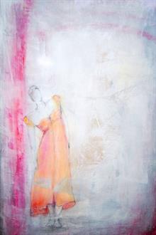 Isoridis, Mischtechnik auf Packpapier, 50 x 70 cm
