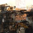 Revier II, Mischtechnik auf Aquarellkarton, 14 x 9 cm