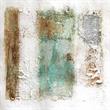 White Turning Rust I, Mischtechnik auf Aquarellkarton, 40 x 20 cm 